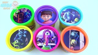 Cups Surprise Toys Play Doh Clay Colors in English Collection Monsters Disney Pixar