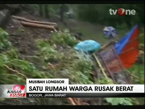 Tebing Longsor Tewaskan Satu Orang di Bogor