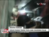 Polisi Gerebek Rumah yang Dijadikan Tempat Pesta Sabu