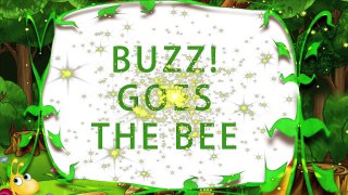 Buzz! Goes The Bee | Fun Fs for Kids | Animation Nursery Rhymes