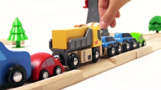 Brio Toys TRAFFIC JAM CITY! Toy Trucks vs. Toy Trains!