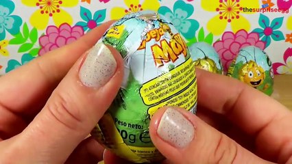 5 MAYA the Bee chocolate surprise eggs Die Biene Maja Überraschungsei