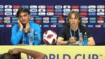 2018 FIFA World Cup Russia™ - FRA vs CRO - Croatia Pre-Match Press Conference  - synthetic sports