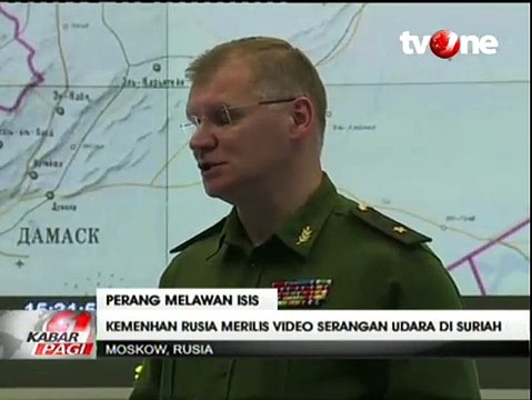 Rusia Rilis Serangan Udara Menggempur ISIS di Suriah