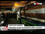 Kantor KPU Surabaya Terbakar Jelang Debat Calon Walikota
