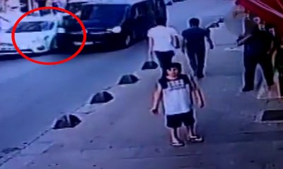 Park halindeki araca çarpıp kaçtı