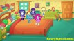 MLP: Equestria Girls Minis 5 Little Monkeys Jumping On The Bed Nursery Rhymes for Kids