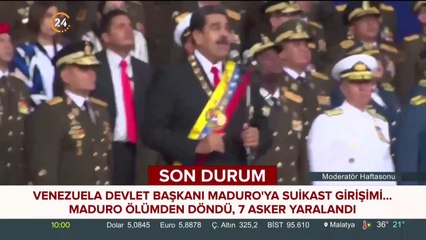 Maduro'ya suikast girişimi