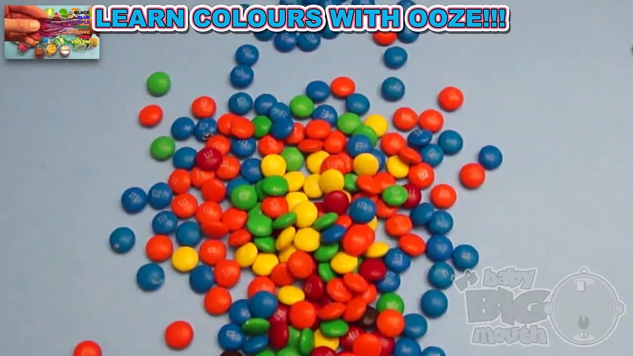 New Learn Colours with Surprise Eggs and a M & M Rainbow for Kids! Part 4