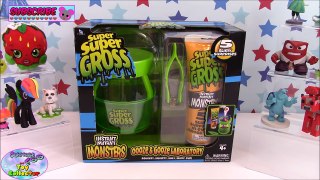 SUPER SUPER GROSS Instant Mutant Monsters Ooze and Gooze Slime Lab | Kids Toy Review | SET