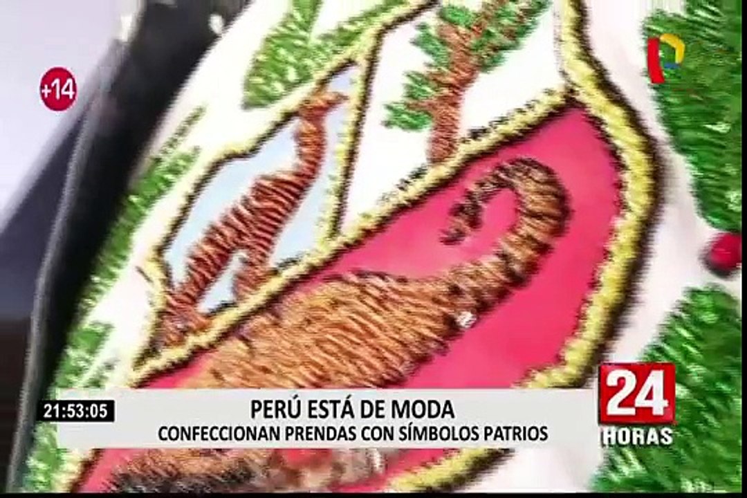 Perú está de moda: diseñadores confeccionan prendas con símbolos patrios