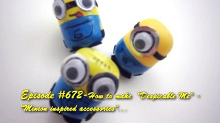 How to make Despicable Me Minion inspired accessories Recycling EP simplekidscrafts