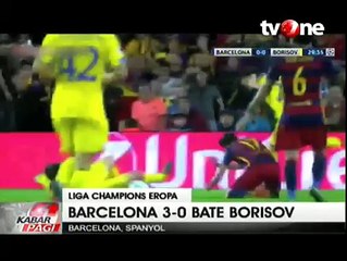 Neymar Gemilang, Barcelona Sikat BATE Borisov