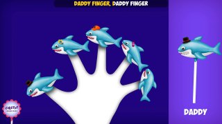 The Finger Family Shark Family Nursery Rhyme | Shark Finger Family Song for kids