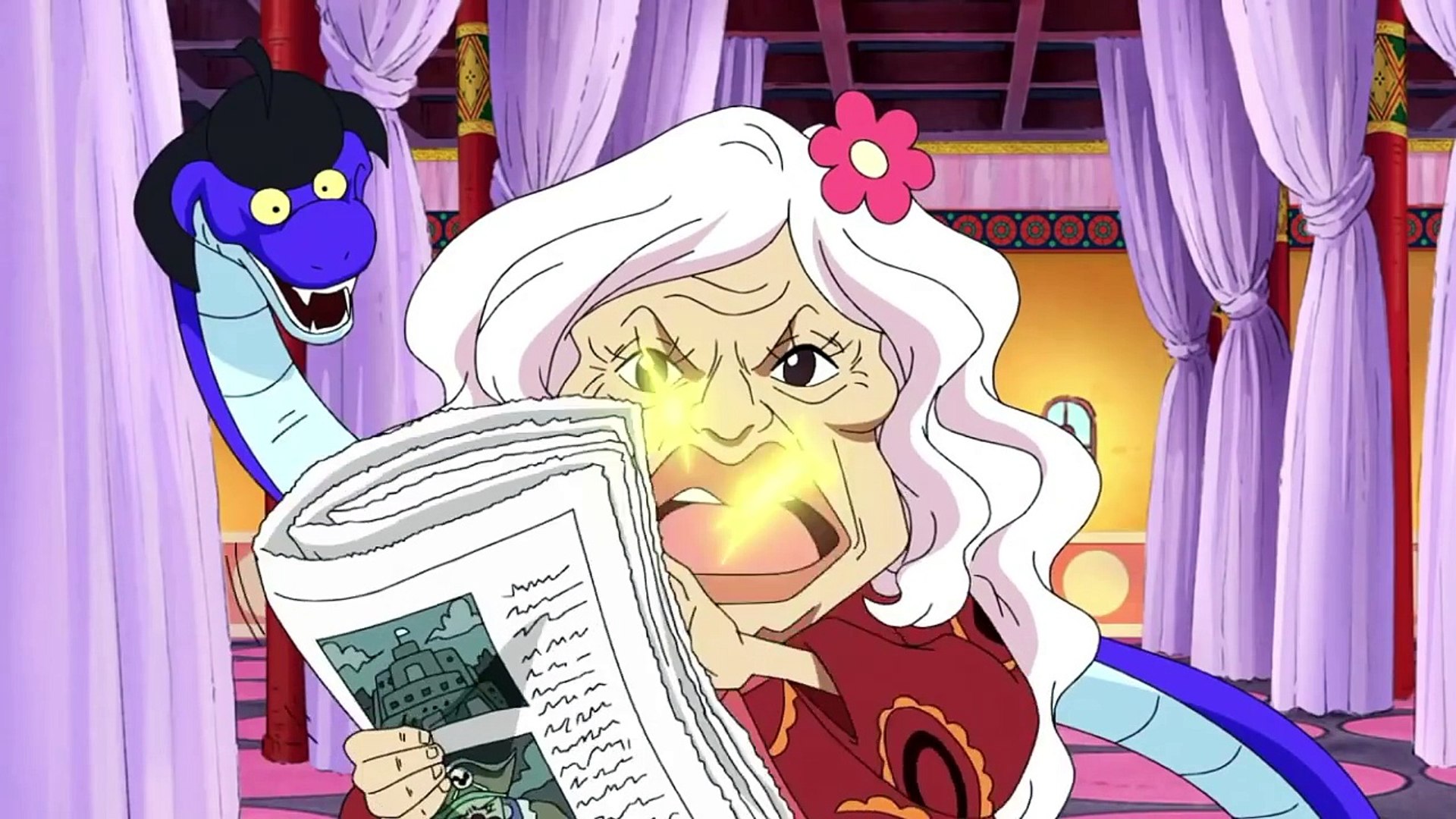 One Piece Hancock Finds Out Luffy Punched A Celestial Dragon Eng Dub Dailymotion Video