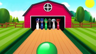 Learn Colors with PJ Masks Colors Bowling Game