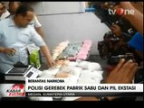 Polisi Gerebek Pabrik Sabu dan Pil Ekstasi di Medan