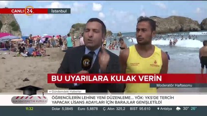 İBB, RİP akıntısına karşı uyarıyor