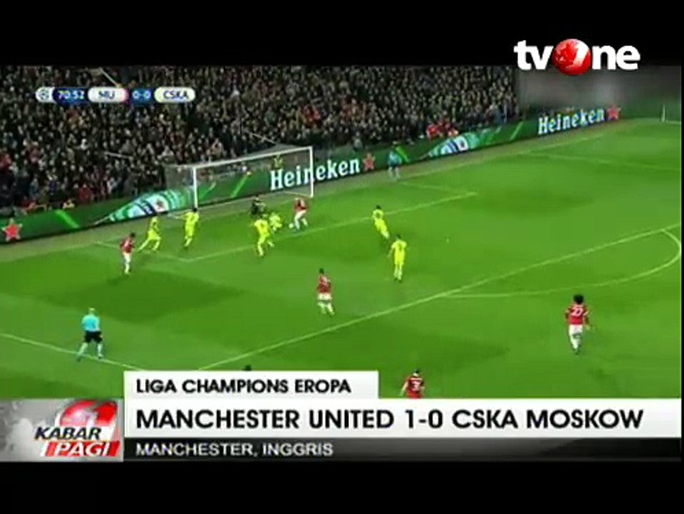 Gol Tunggal Rooney Bawa MU Jinakkan CSKA Moscow