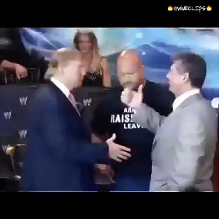 Bagarre avec Donald trump