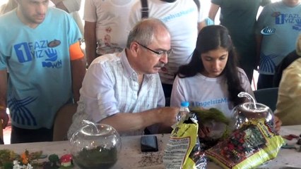 'Engelsiz Mardin’ sloganıyla teraryum atölyesi kuruldu