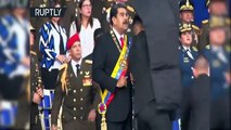 لحظة محاولة اغتيال رئيس فنزويلا