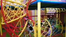 Indoor playground family fun play area for kids giant slides children play center HZHtube