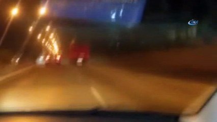 Kamyon kasasında tehlikeli yolculuk