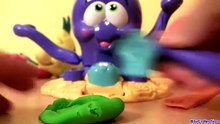 PLAY DOH Octopus Playset Disney Nemo Dory Flounder Sebastian Ocean Animals Ośmiornica Play