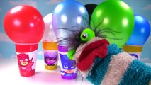 PJ Masks Balloon Toy Surprise Cups! Disney Jr Catboy, Owlette, Gekko, Luna Girl, Romeo