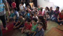 Gaziantep İmkander'den Suriyeli yetim çocuklara giyim yardımı