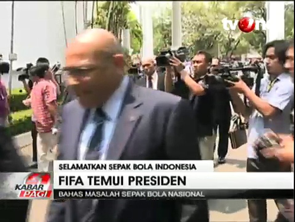 Temui Jokowi, FIFA Bahas Masa Depan Sepakbola Indonesia