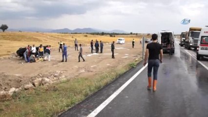 Gurbetçilerin Otomobili Takla Attı: 6 Yaralı