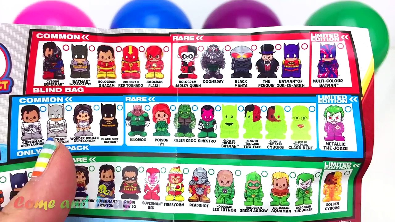 Cups and Balls Surprise Toys Minions Disney Pixar Cars TMNT Learn Colors Play Doh Kids