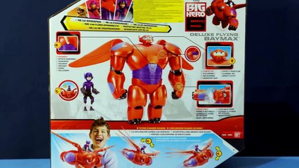 Город Героев игрушки из мультика. Летающий Бэймакс и Хиро. Big Hero 6 Deluxe flying Baymax