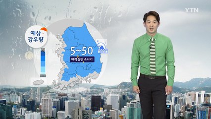 [날씨] 내일 동해안 비...내륙 천둥·벼락 동반 소나기 / YTN