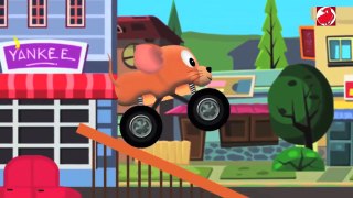 camel | monster truck | animal toy truck video for kids