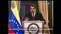 Venezuela: Maduro dit avoir échappé à un attentat