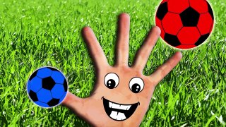 Learn Colors with Soccer Ball Finger Family Song! Nursery Rhymes Kid Songs