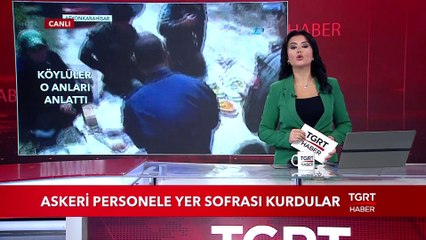 Askeri Personele Yer Sofrası Kurdular