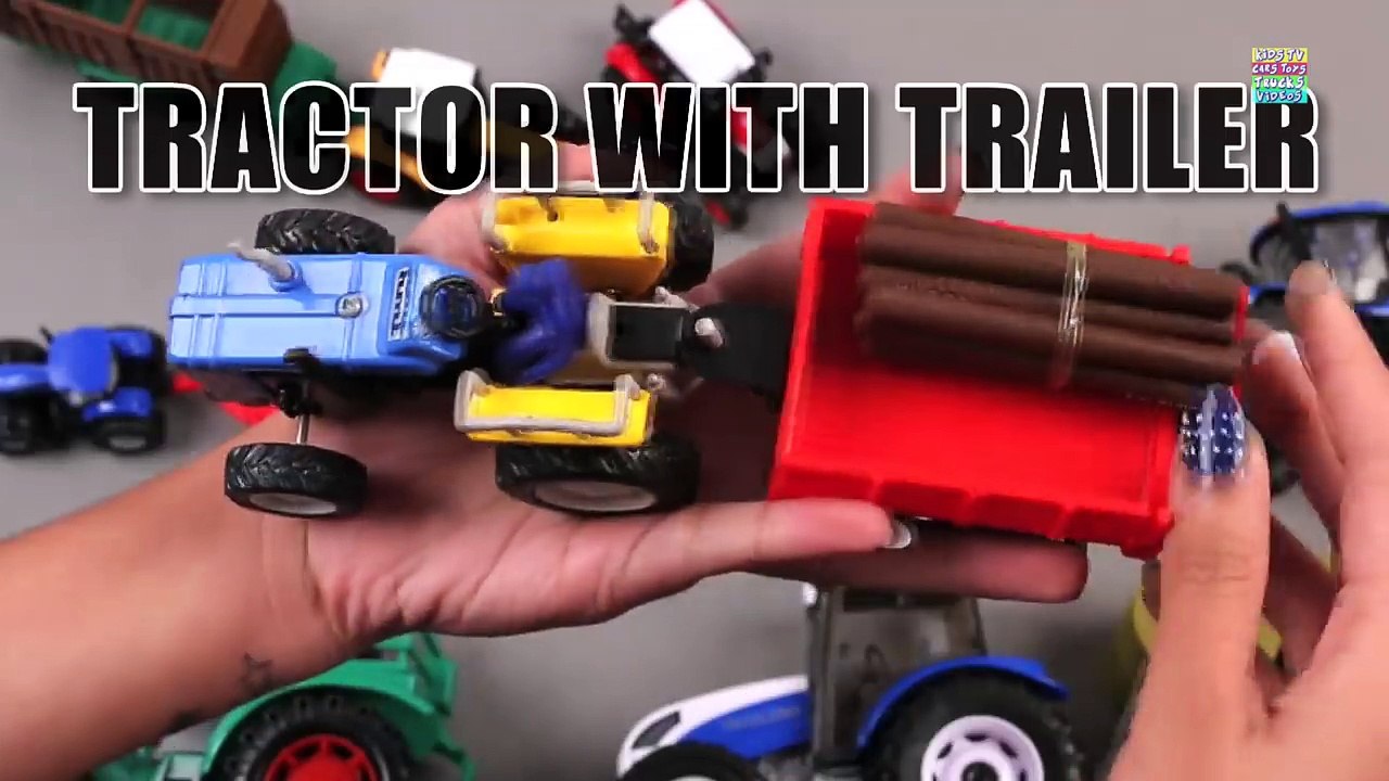 Learn Farming Trucks Names And Sounds | Farm Vehicles | Kindergarten | Kids TV | Learning