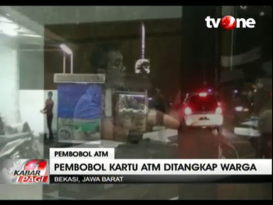 Pembobol ATM di Bekasi Babak Belur Dihajar Warga