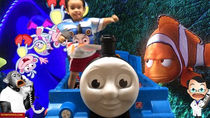 5 Little Monkeys Jumping On The Bed, Thomas The Train, Nemo Dory, video for kids