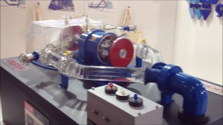 Hydroelectric turbine generator working model