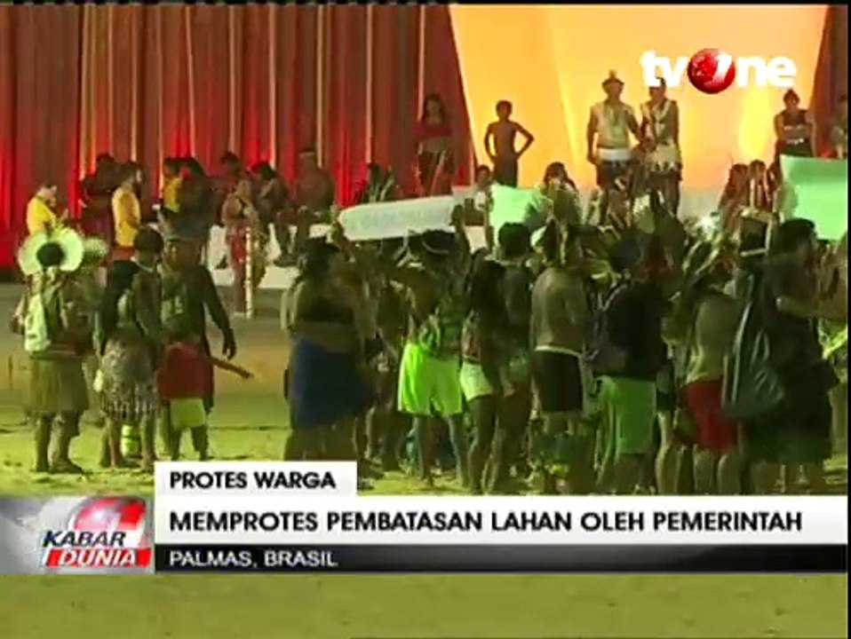Warga Brasil Protes Pembatasan Lahan oleh Pemerintah