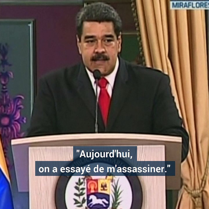 Le Président vénézuélien assure avoir échappé à un attentat