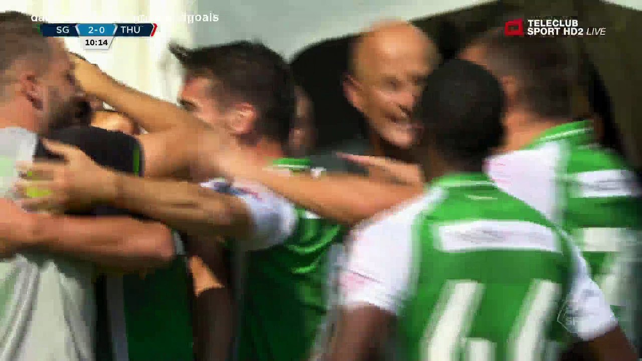 Stjepan Kukuruzovic second Goal HD - St. Gallen 2 - 0 Thun - 05.08.2018 (Full Replay)