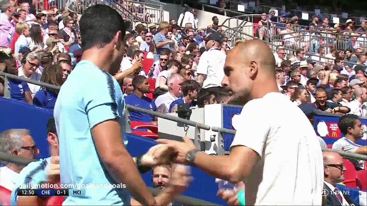 Sergio Aguero Goal HD - Chelsea 0 - 1 Manchester City - 05.08.2018 (Full Replay)