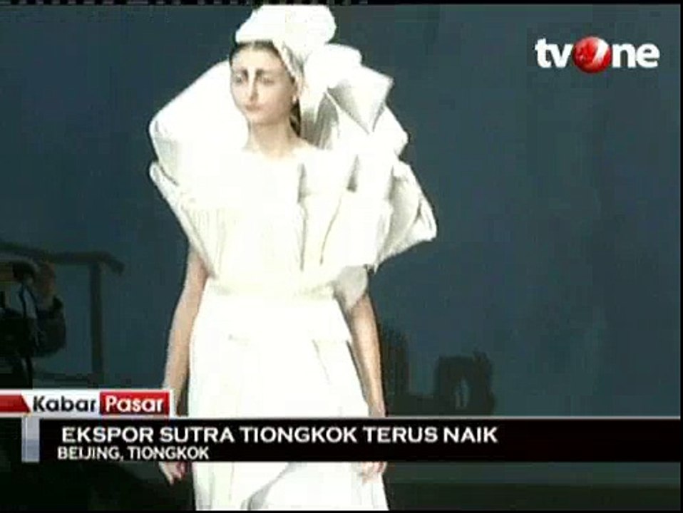 Ekspor Sutra China Terus Naik