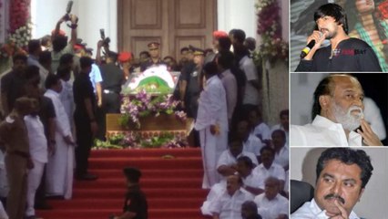 Cine Celebrities Pays Condolences To  DR.M Karunanidhi